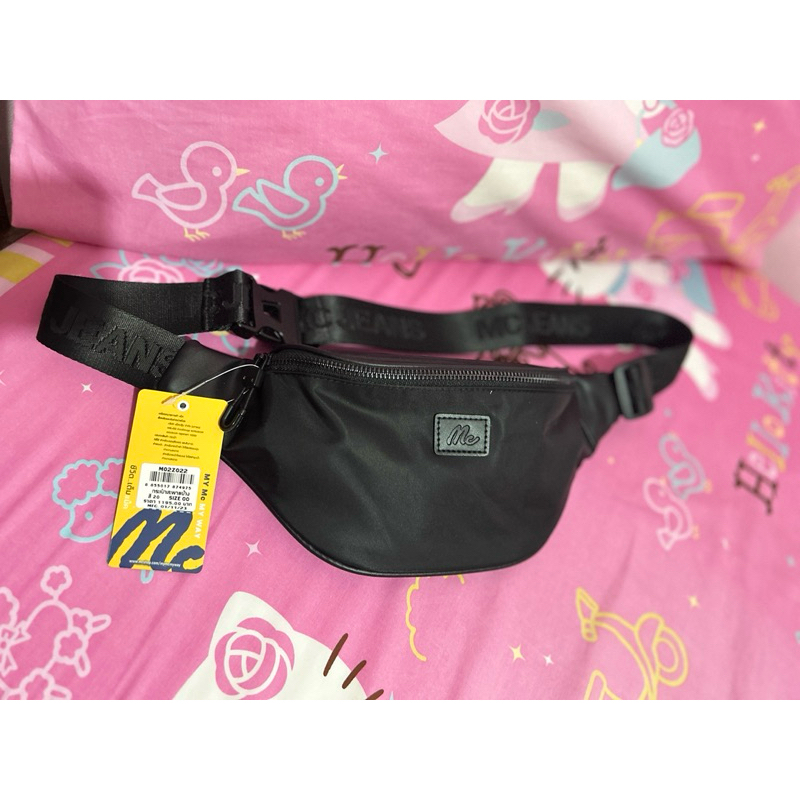 Mc JEANS กระเป๋าสะพายอเนกประสงค์ กระเป๋า ผ้า mc แท้ คาดอก คาดเอว น้ำหนักเบา พกพาง่าย M02Z022