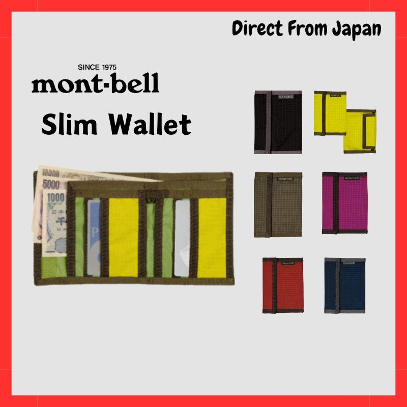 Montbell Unisex Lightweight Nylon Wallet 1123766 Direct from Japan