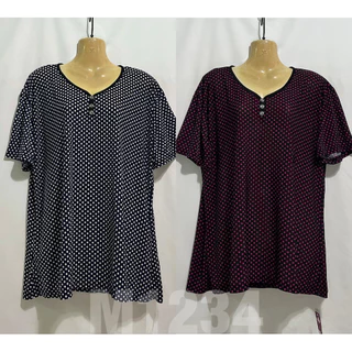 เสื้อยืดแขนสั้น ลายดอก ผ้านิ่มใส่สบาย มีหลายลายหลายสี