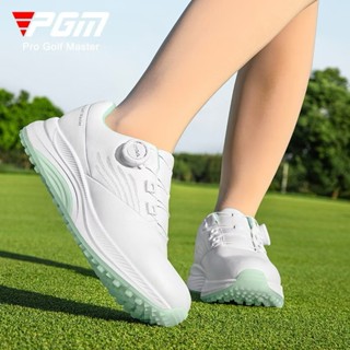 รองเท้ากอล์ฟสำหรับผู้หญิง PGM แบบผูกเชือกอัตโนมัติ (XZ383) ไ…