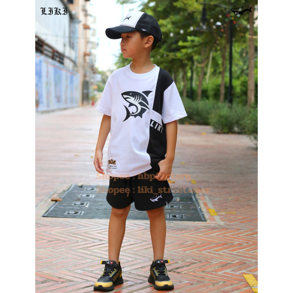 เสื้อยืดเด็ก รุ่น LIKI X HAVE A NICE DAY มาพร้อมลุคเท่ห์ไม่ซ้ำใคร