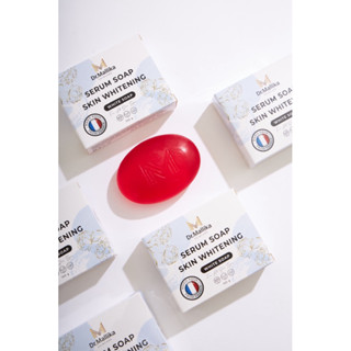 สบู่แดง Dr.Mallika Serum Soap Skin Whitening 1 แถม 1