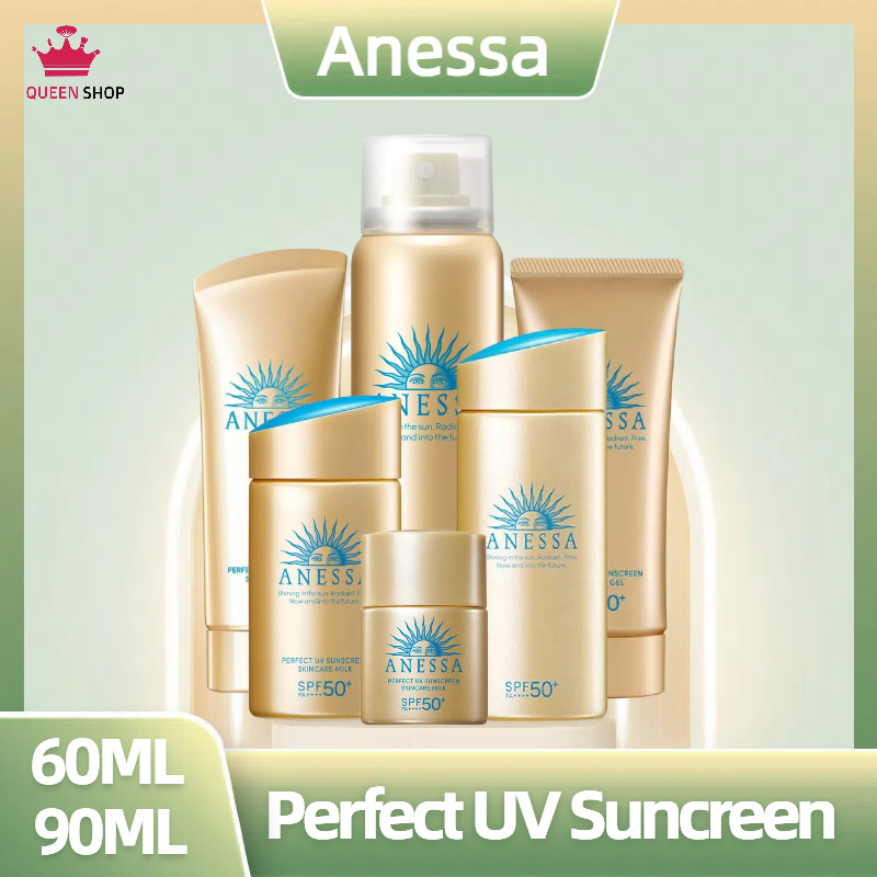 Anessa sets/Anessa Perfect UV Sunscreen SPF50+ PA++++ 60ml /90ML /ANESSA SKINCARE Gel 90ml/Anessa Spray 60g