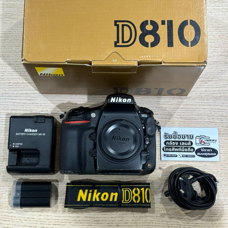Nikon D810 FX (บอดี้) (FullBox) 2-Hand