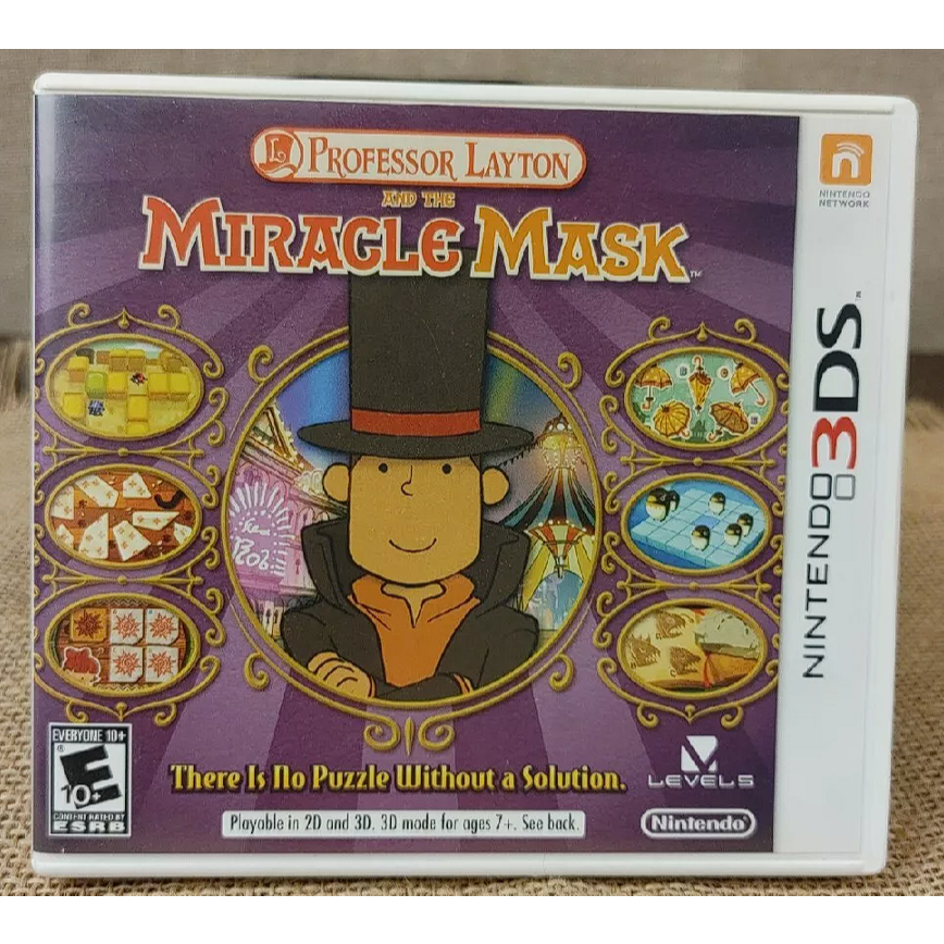 3DS Professor Layton and the Miracle Mask (ENG) US Version