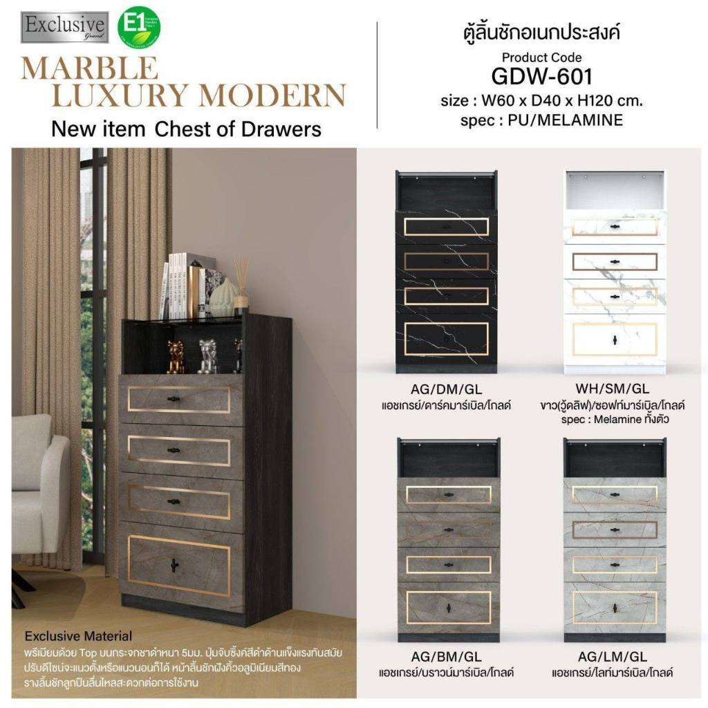 ตู้ลิ้นชักอเนกประสงค์ รุ่น GDW601