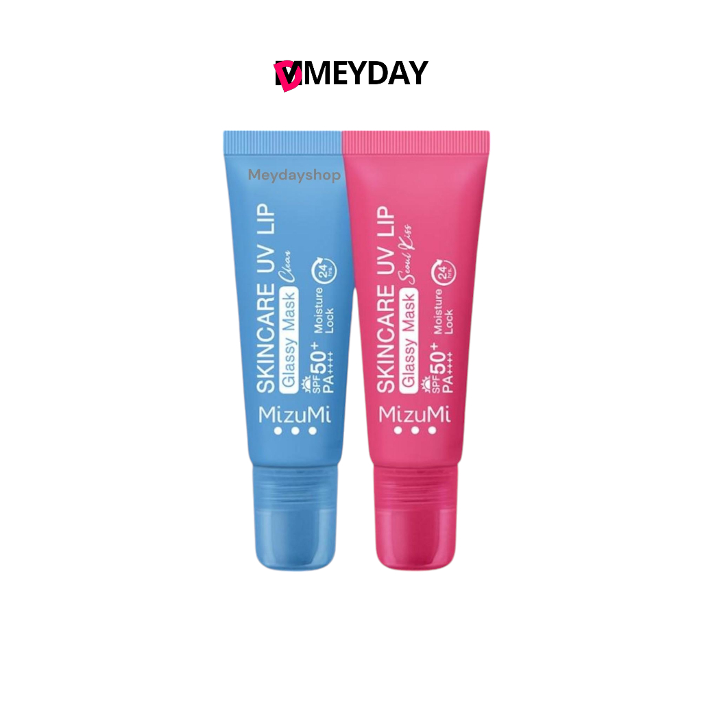 MizuMi ลิปมาส์กกันแดด Skincare UV Lip Glassy Mask บำรุงริมฝีปาก ให้ชุ่มชื้น อวบอิ่ม ฉ่ำวาว กระจ่างใส 8 ml