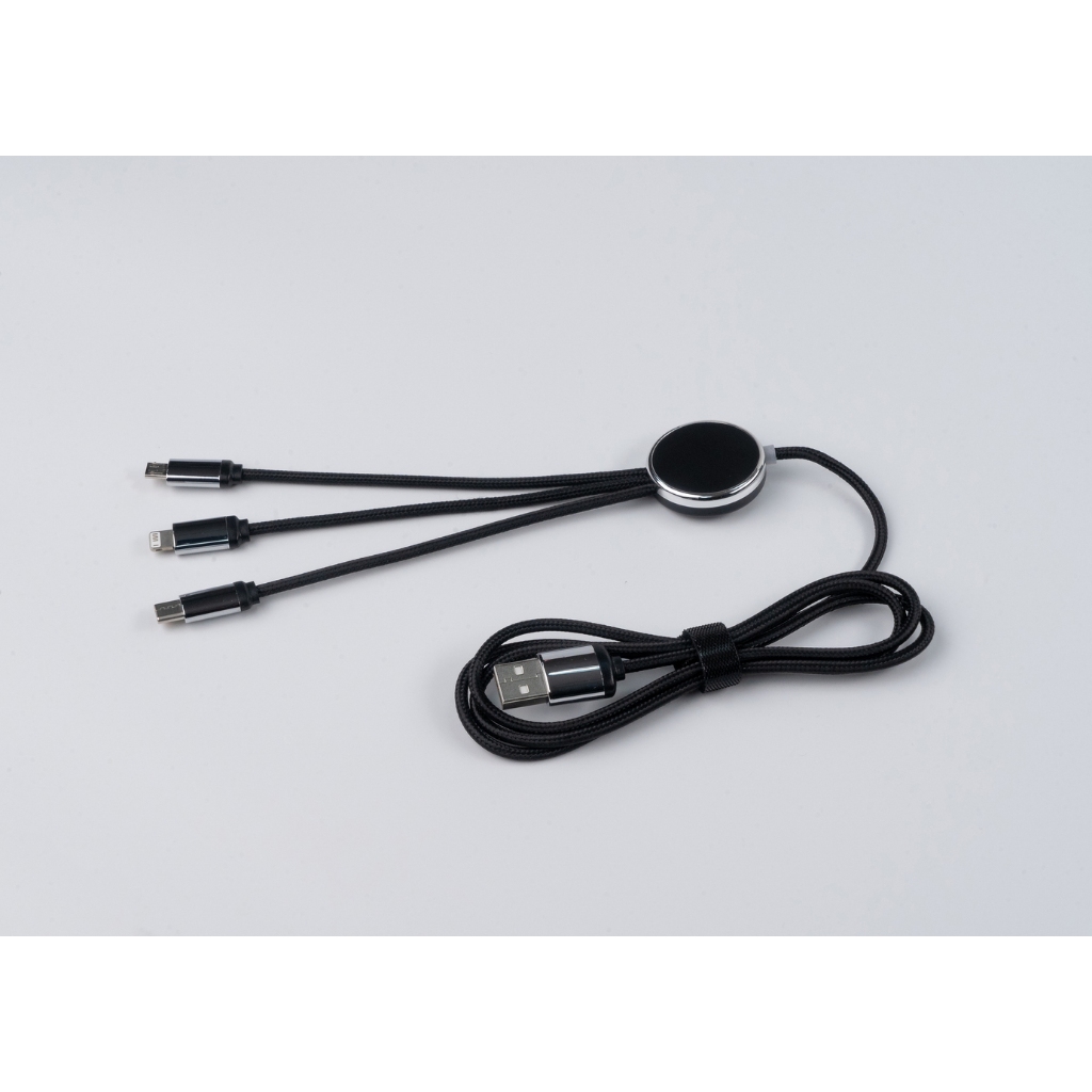สายชาร์จ 6 In 1  อินพุต USB-A / 120cm 6in1 light up cable