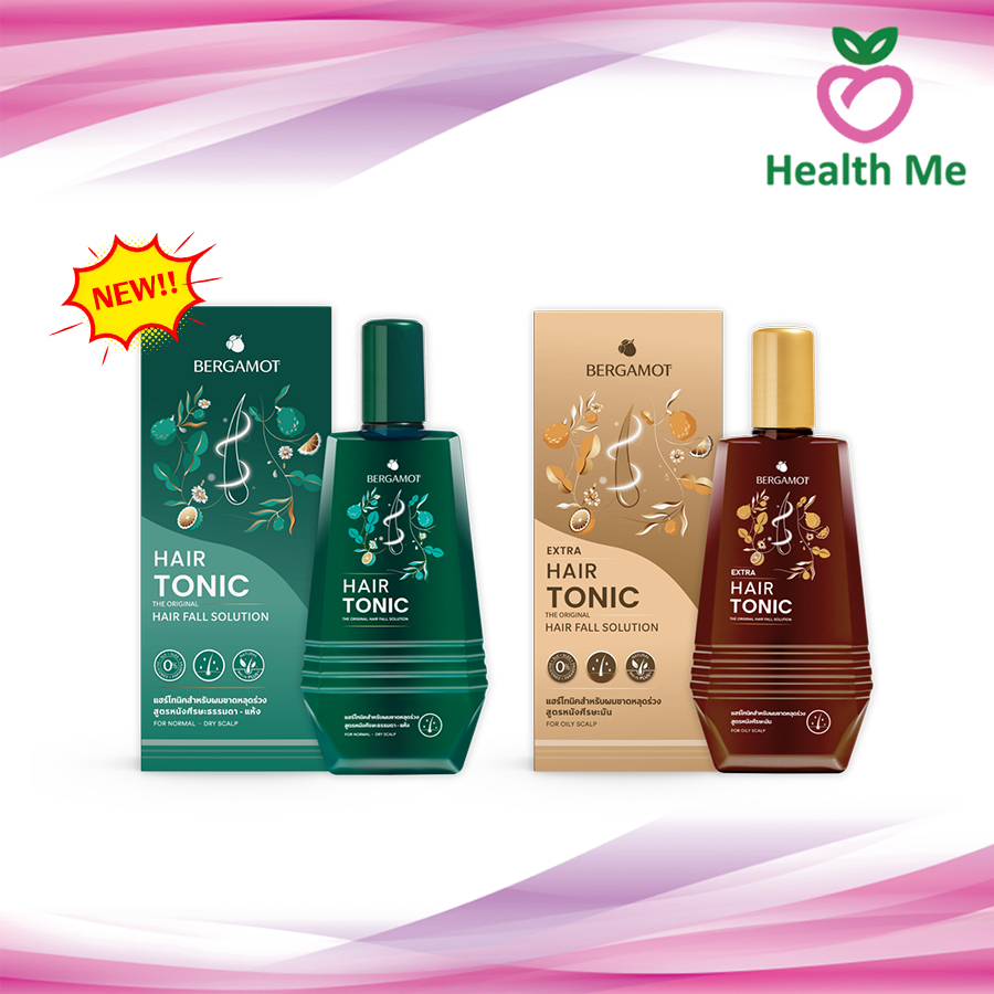 Bergamot hair tonic / Extra hair tonic 100 ml เบอร์กาม็อท แฮร์โทนิค และ เอ็กซ์ตร้า แฮร์โทนิค 100 มล.