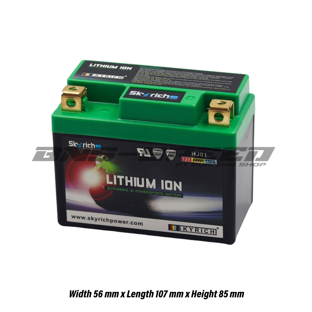 Skyrich Lithium Ion HJ01 สำหรับ KX250 2021-2025, KX250X 2021-2025