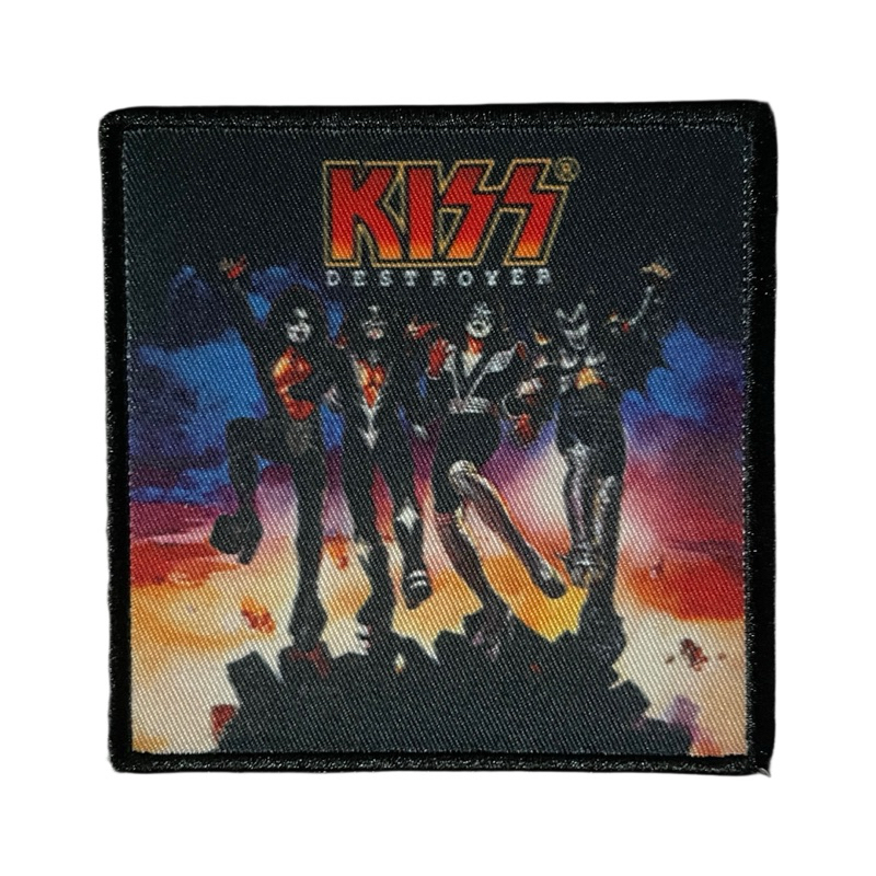 อาร์มติดเสื้อวง KISS PRINTED PATCH: DESTROYER (STANDARD) (2020) ลิขสิทธิ์ของแท้ UK