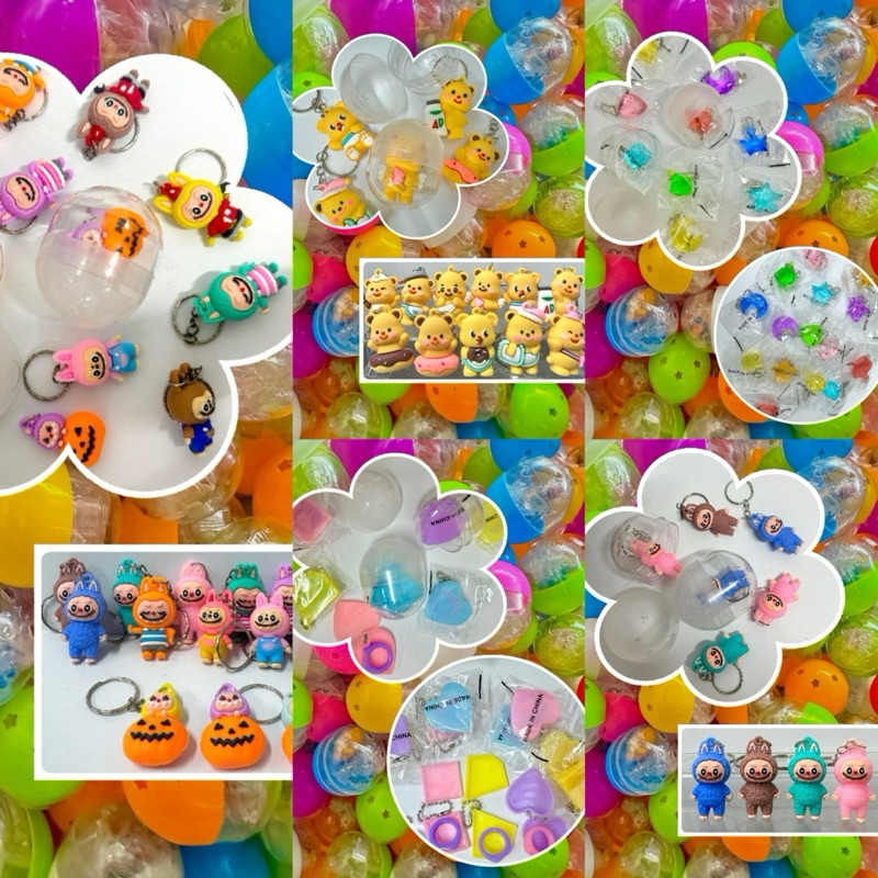 ไข่พวงกุญแจ มีทั้งหมด5แบบ10ลูกราคา70บาท