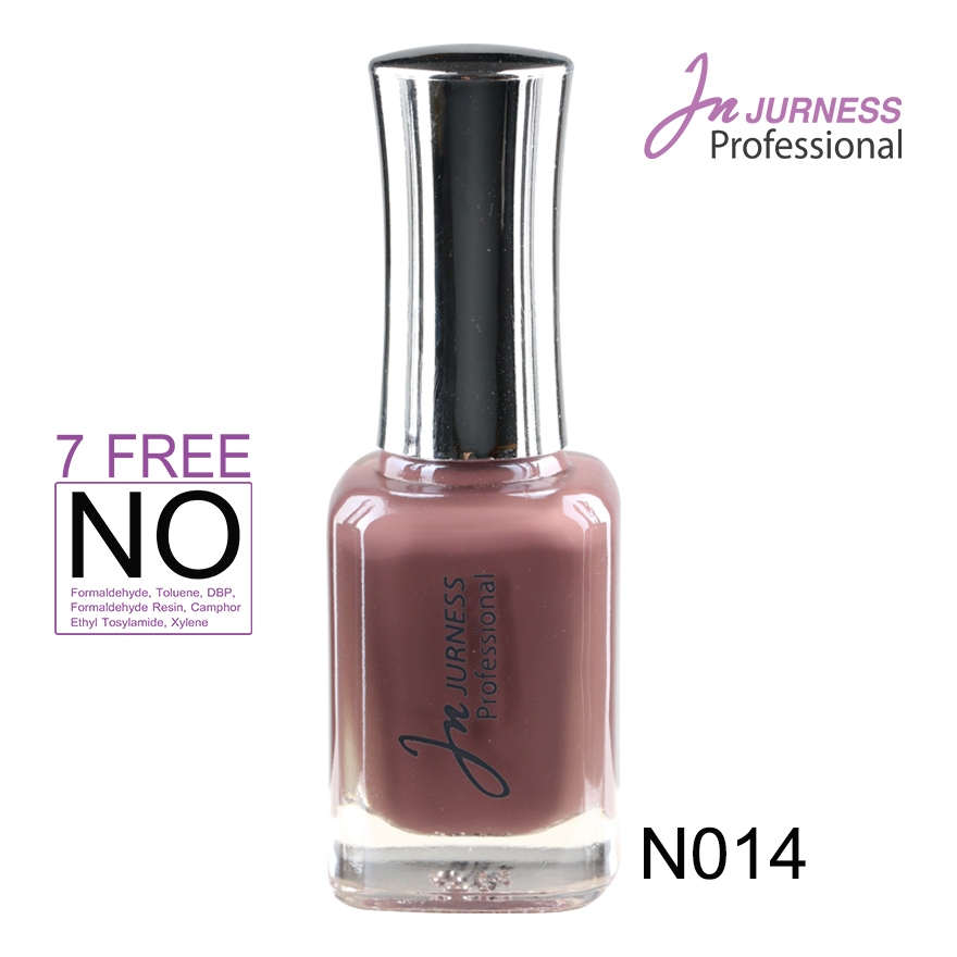JURNESS สีทาเล็บเจอเนส พิ้งค์ ทู บราวน์แมท N014  7 Free