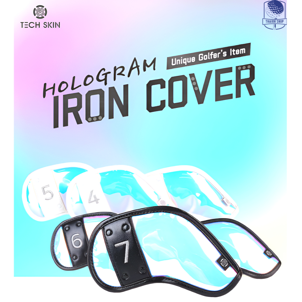 [ จัดส่งไว] TECHSKIN Hologram Iron Cover Set