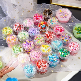 ฟีโม่ดินปั้น 20 แบบผสม ดินปั้นนุ่มอนุภาคเกล็ดหิมะดาว Pearl Quicksand