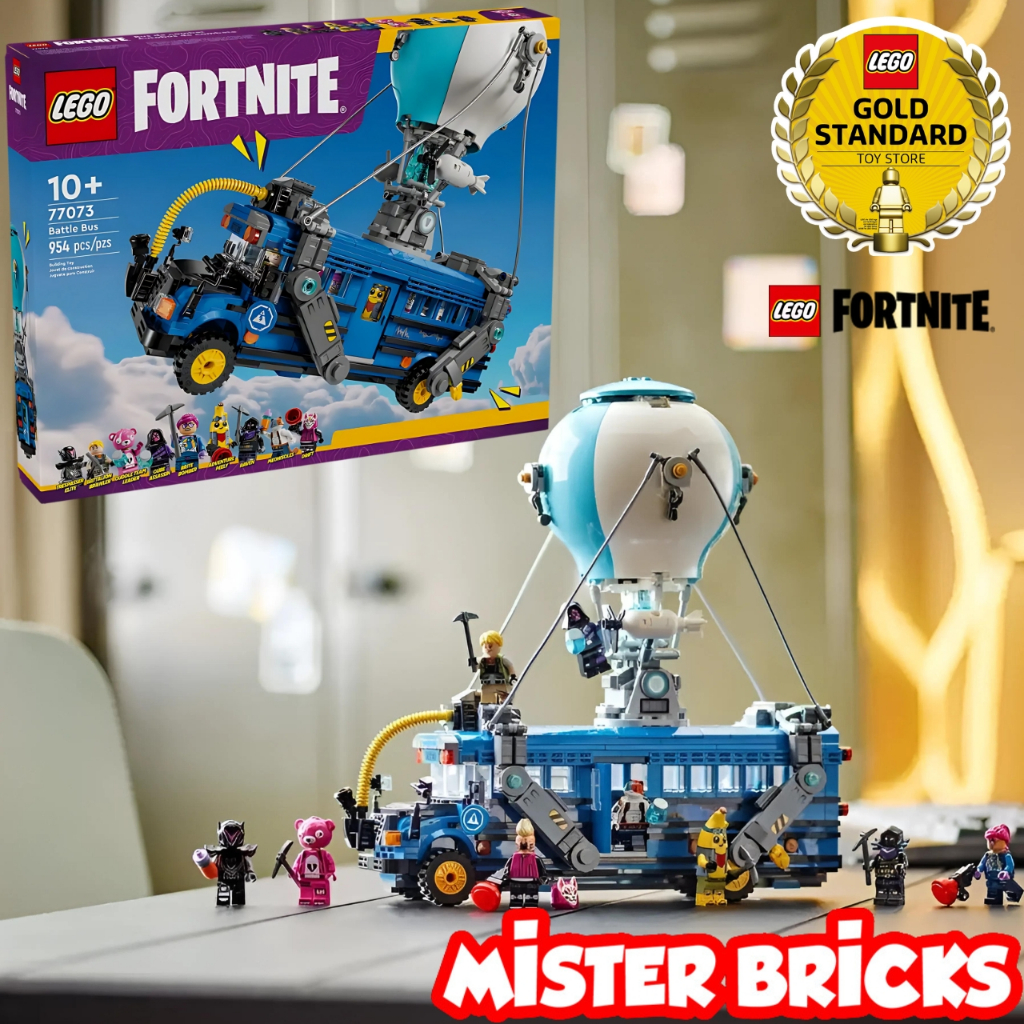 LEGO® Fortnite Battle Bus ( 77073 ) - Iconic Video Game Toy for Fans Aged 10 and Up