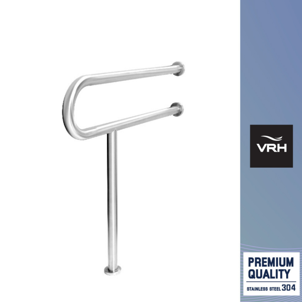 VRH GRAB BAR ราวพยุง รุ่น CT-795 OD 38 มม. สูง 880มม. ผิวซาติน (ห่อแอร์) FBVHS-0100AS (Clearance Pro