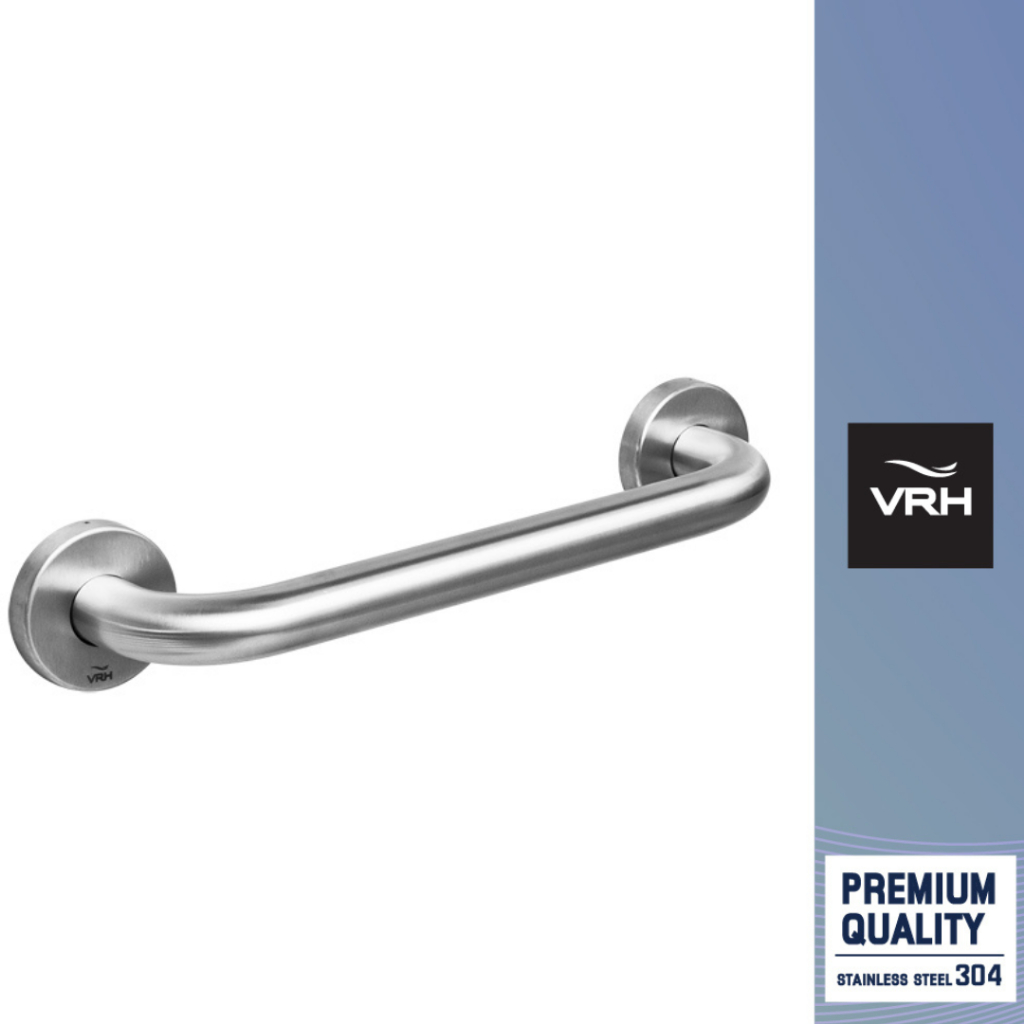 VRH ราวทรงตัวสเตนเลส เส้นผ่านศูนย์กลาง 25มม.ขนาด 300มม.SS ราวกันลื่น FBVHC-TS790A