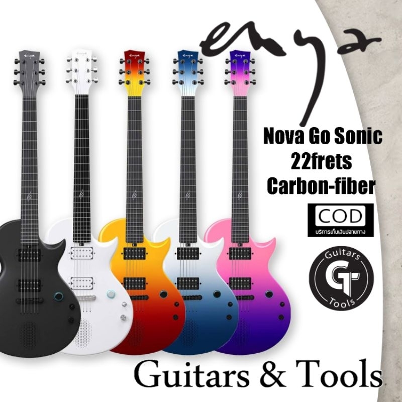 Enya Nova Go Sonic 🔥กีตาร์ไฟฟ้า นวัตกรรมใหม่ | ลำโพงในตัว Smart Audio | Carbonfiber 🎉มีเก็บปลายทาง