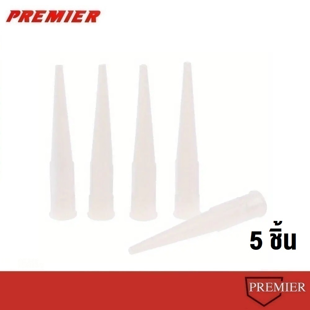 หัวฉีดซิลิโคน (จุกหลอดซิลิโคน) 5pcs Universal Caulking Nozzles Glass Glue Nozzles Sealant Silicone Gun Mouth