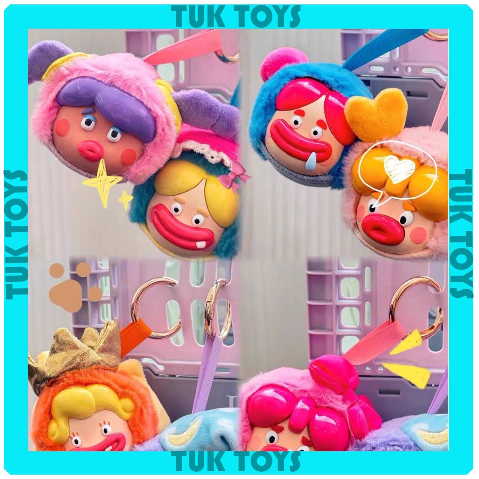 พร้อมส่งในไทย !! กล่องสุ่ม กล่องจุ่ม แบบจุ่ม The Clock Toys Ugly Cute Family Series พวงกุญแจ ของแท้100% มีหน้าร้าน