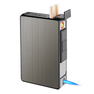 FOCUS 2in1กล่องใส่บุหรี่พร้อมที่จุดไฟขดลวดแบบชาร์จไฟได&ไฟฟู่…