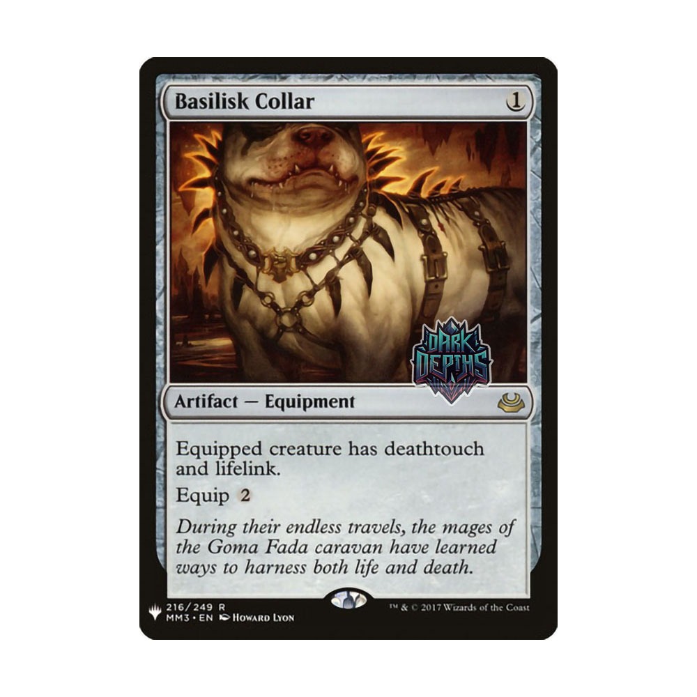 [MTG] Basilisk Collar [ARTIFACT] [R] [MB1] - Magic the Gathering SINGLES