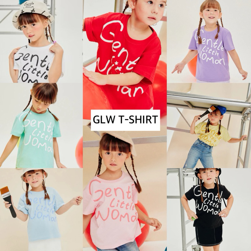 GLW T-SHIRT RED,YELLOW,PINK,BLACK,BULE,GREEN และสีอื่นๆ