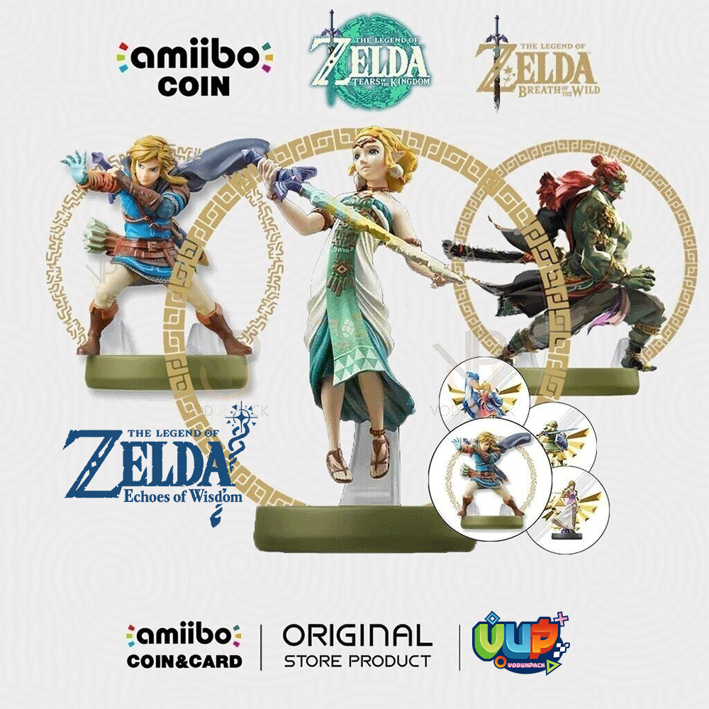 [Amiibo Coin] Zelda Tears Of The Kingdom / Breath Of The Wilds Coin NFC Nintendo switch อะมิโบ้ เซลด้า / Link อะมิโบ้