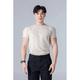 เสื้อยืดรัดกล้าม WICKED 10สี-6SIZE ทรงไหล่กว้าง เนื้อผ้าCotton Soft Touch -Premium