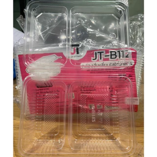 กล่องอาหาร กล่องข้าว JT-B912 JT-B112 (2ช่อง) JT-B99 JT-B100 JT-B916 (1ช่อง) ฝาติดในตัว เข้าไมโครเวฟได้ มีรูระบายอากาศ
