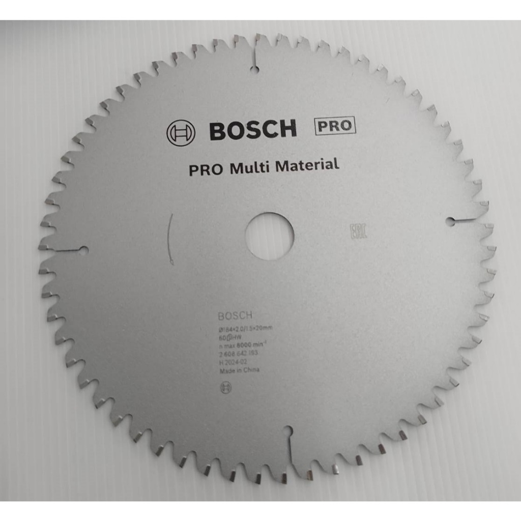 BOSCH ใบเลื่อยวงเดือน 7 นิ้ว 60 ฟัน รุ่น MULTI MATERIAL รูปที่ 2