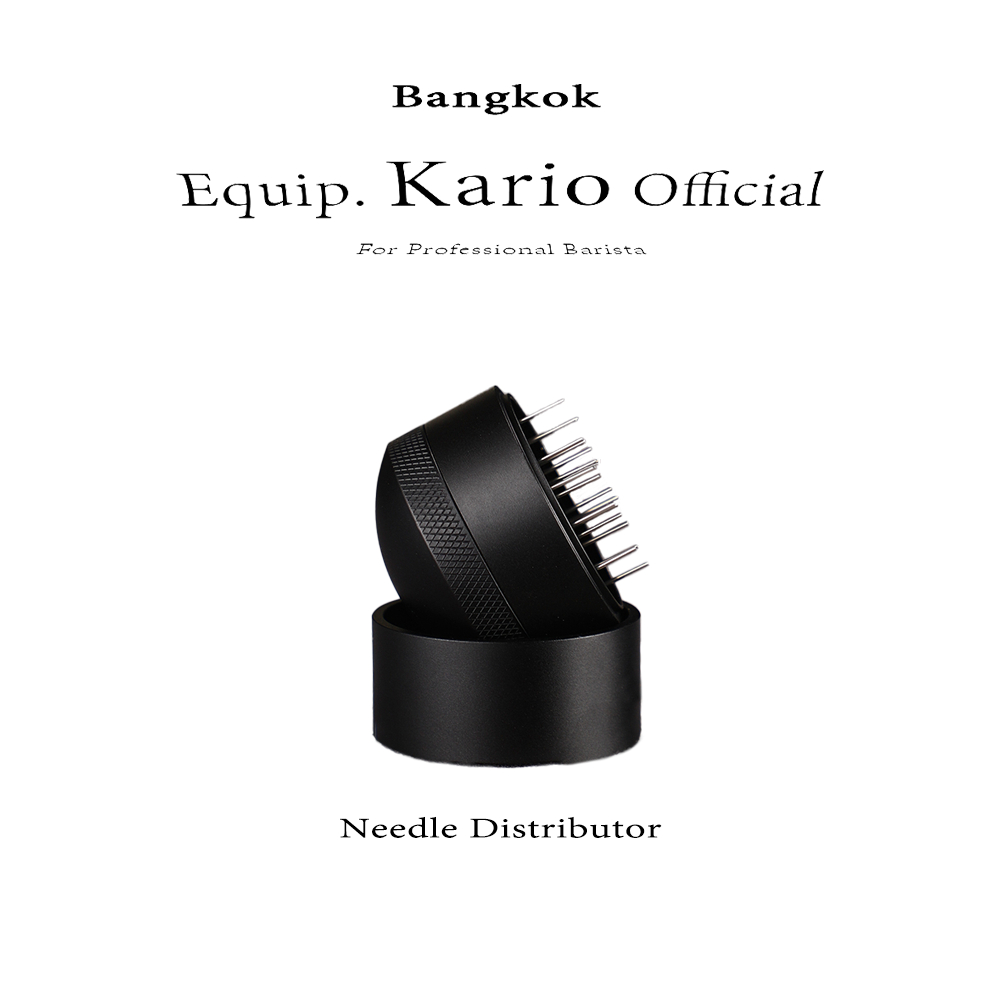 จัดส่งทันที | แทมเปอร์เข็ม เกลี่ยผงกาแฟ 51/58mm ช่วยให้ผงกาแฟกระจายตัวทั่ว ไม่เป็นก้อน