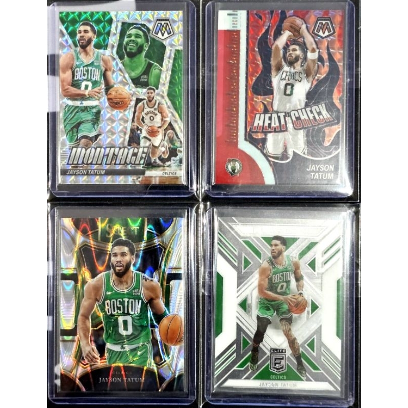 Jayson Tatum Panini Basketball NBA cards (4 cards lot)