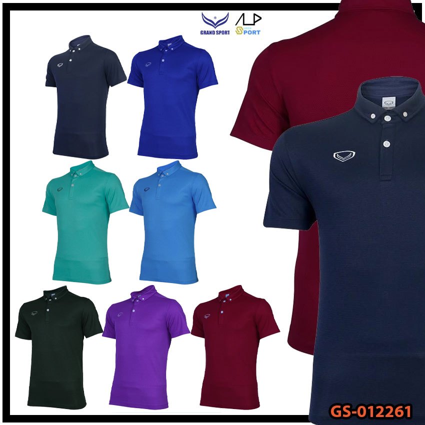 💥ลดโหดสูงสุด 1,000 บาท💥 GRAND SPORT รุ่น 012261 เสื้อโปโล แกรนด์สปอร์ต SET 1 แท้ 100%