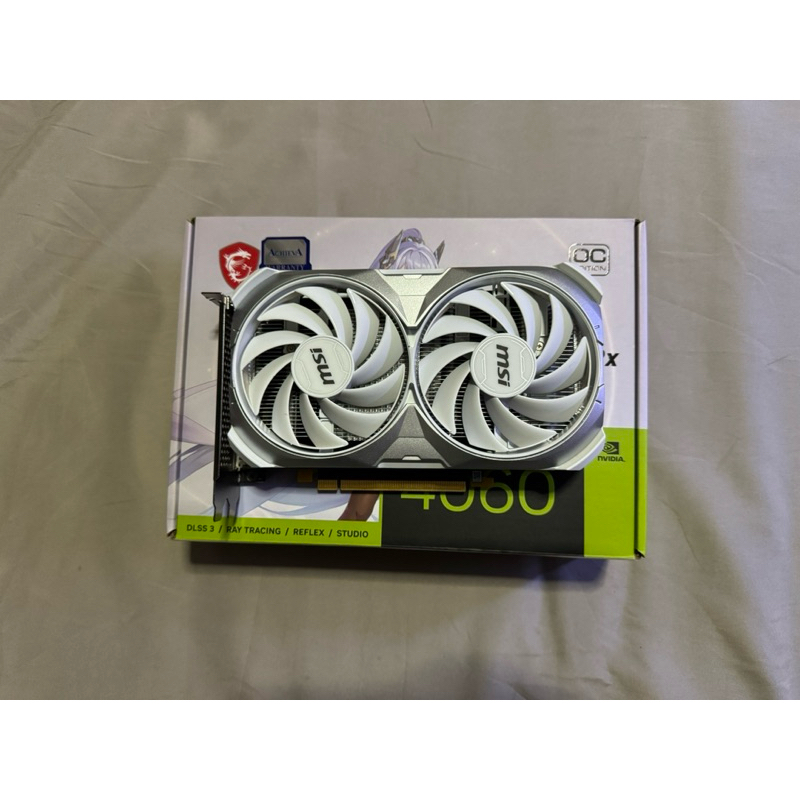 RTX 4060 8GB MSI VENTUS X2 WHITE OC VTS มือสอง ประกันศูนย์ไทย