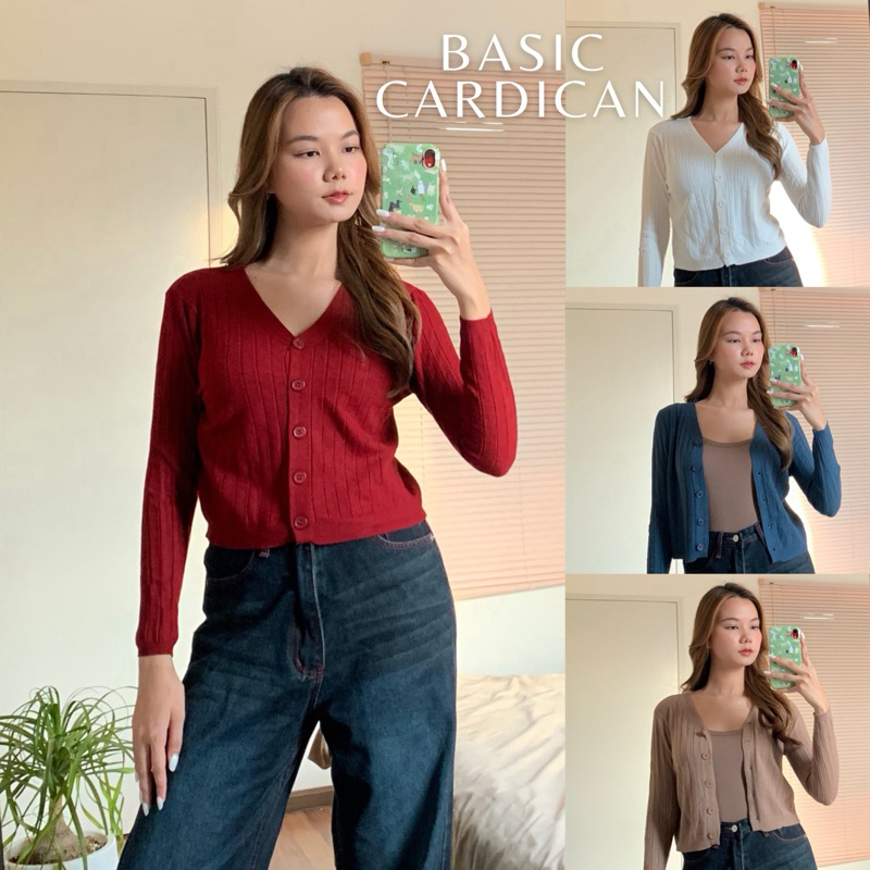 เสื้อคลุมไหมพรม คาร์ดิแกน 10สี กันแดดกันหนาวได้ดี ไหมพรมร่องใหญ่ พรางหุ่น ผ้านุ่มไม่ร้อนไม่คัน BC01