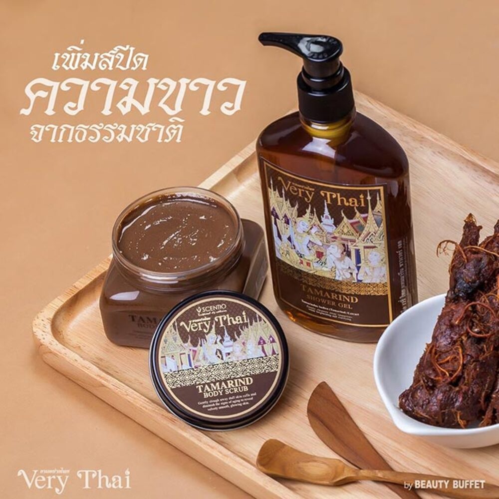 สครับและมาส์กผิวกาย Scentio Very Thai Body Scrub & Mask Tamarind