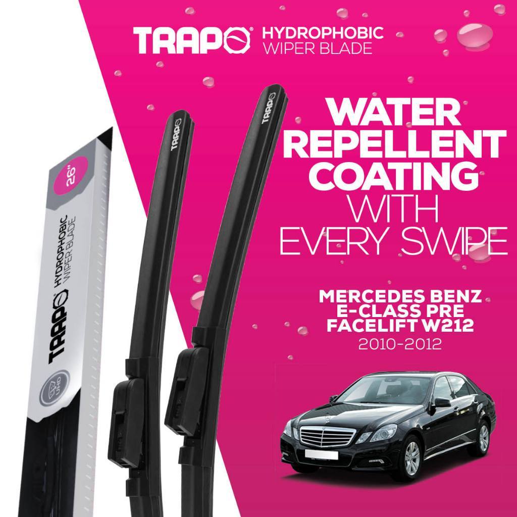 ที่ปัดน้ำฝน Trapo Hydrophobic Mercedes Benz E-Class Pre Facelift W212 (2010-2012) 1 Set