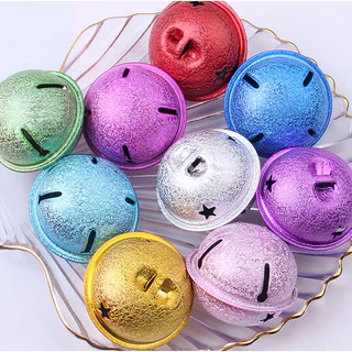 (พร้อมส่ง)กระพรวน กระดิ่ง 4 cm กระพรวนหลากสี