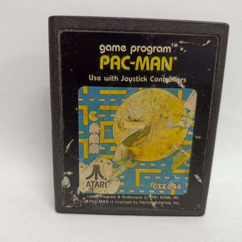 ตลับ Atari และ Atari2600 เกม PACMAN เกมแนวกินจุดสนุกๆ