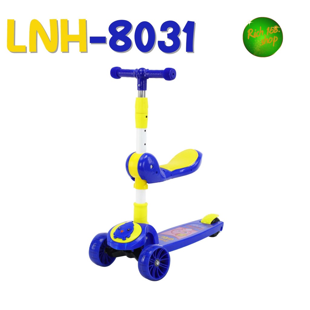 itimtoys สกู๊ตเตอร์ขาไถ3ล้อ สกู๊ตเตอร์ขาไถเด็กเล่น สีสันสุดสดใส รุ่น 8031