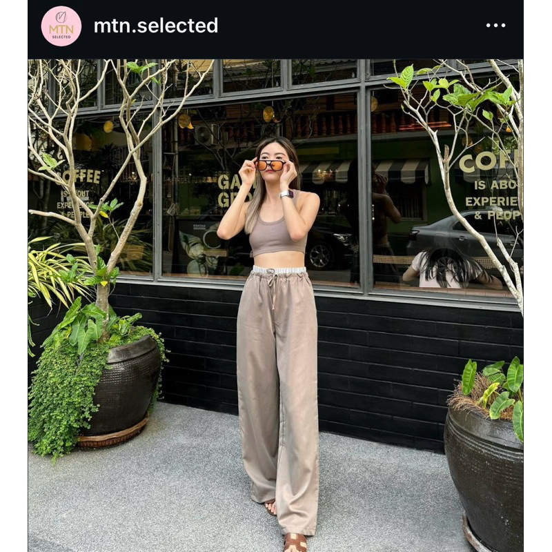 กางเกงขอบซ้อนสองชั้น ชิคๆ ร้าน mtn.selected