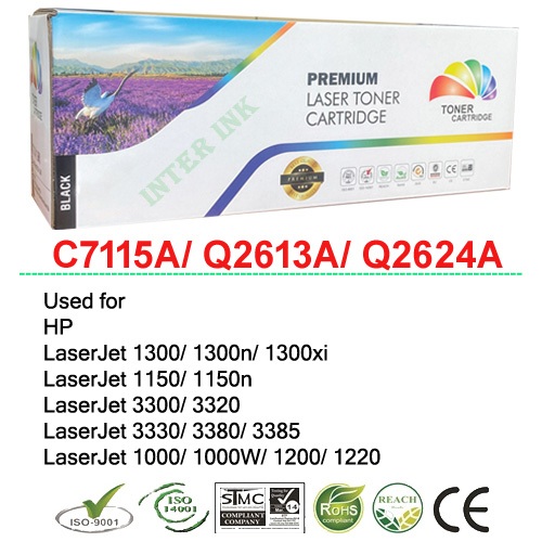 ตลับหมึก LaserJet 1000/ 1000W/ 1200/ 1220/ 3300/ 3320/ 3330/ 3380/ 3385 (C7115A) สีดำ Compatible