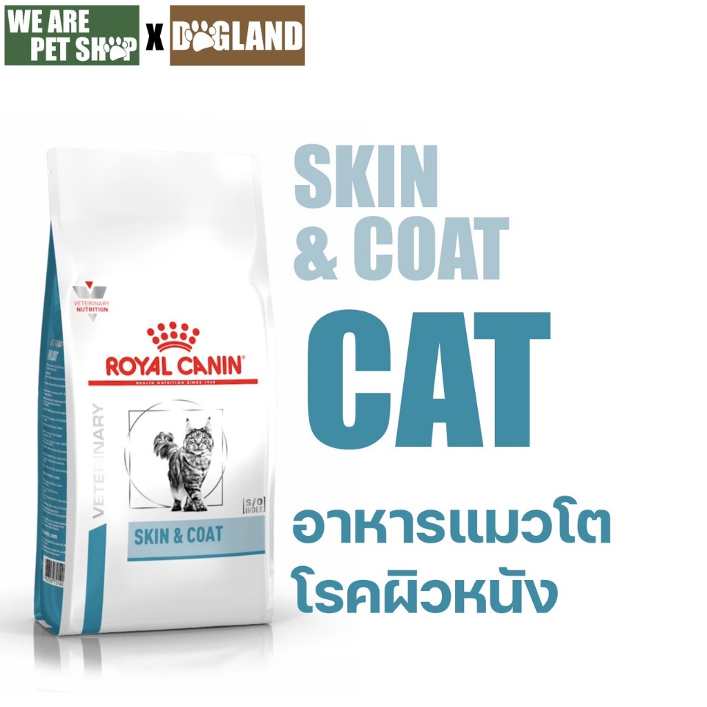 Royal Canin Vet Cat โรคผิวหนัง ชนิดเม็ด SKIN & COAT