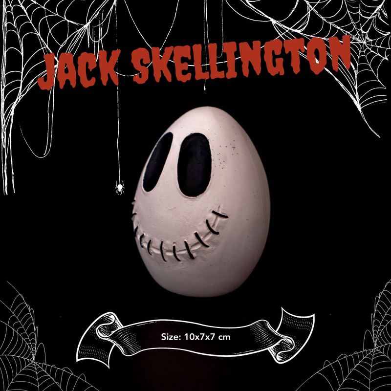 Jack Skellington Lanco Toy ลูกบอลยางสำหรับสุนัข