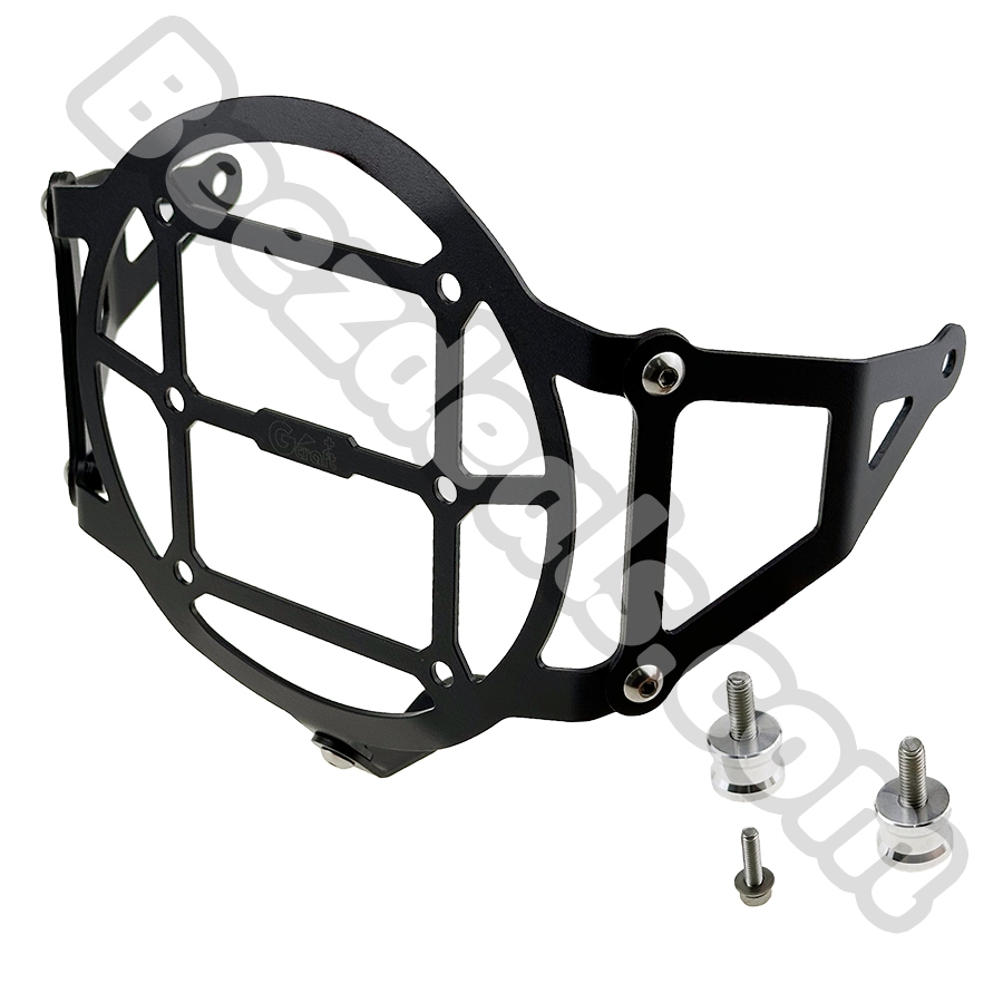 GCRAFT การ์ดไฟหน้า (สีดำ) Honda Monkey Dax 125