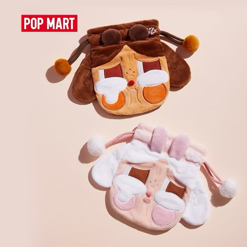 พร้อมส่ง (ใช้โค้ด 30% เหลือ 385.-) POP MART CRYBABY Crying Again Series-กระเป๋าเก็บของ