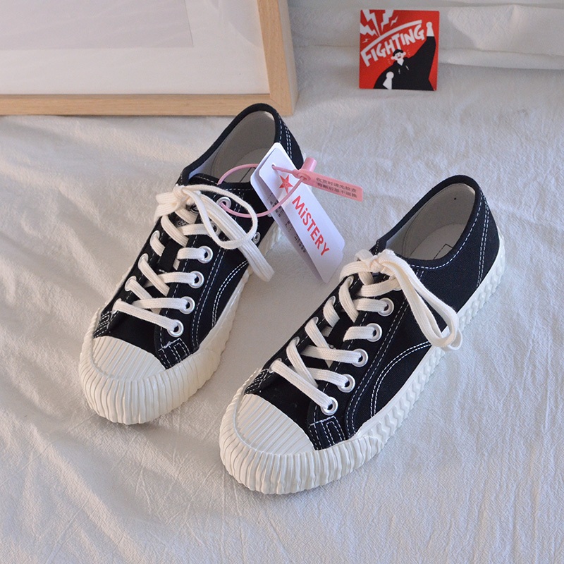 [size 35-44] รองเท้าผ้าใบ Mistery รองเท้าผ้าใบ unisex ใส่ได้ทั้งชายและหญิง | P79