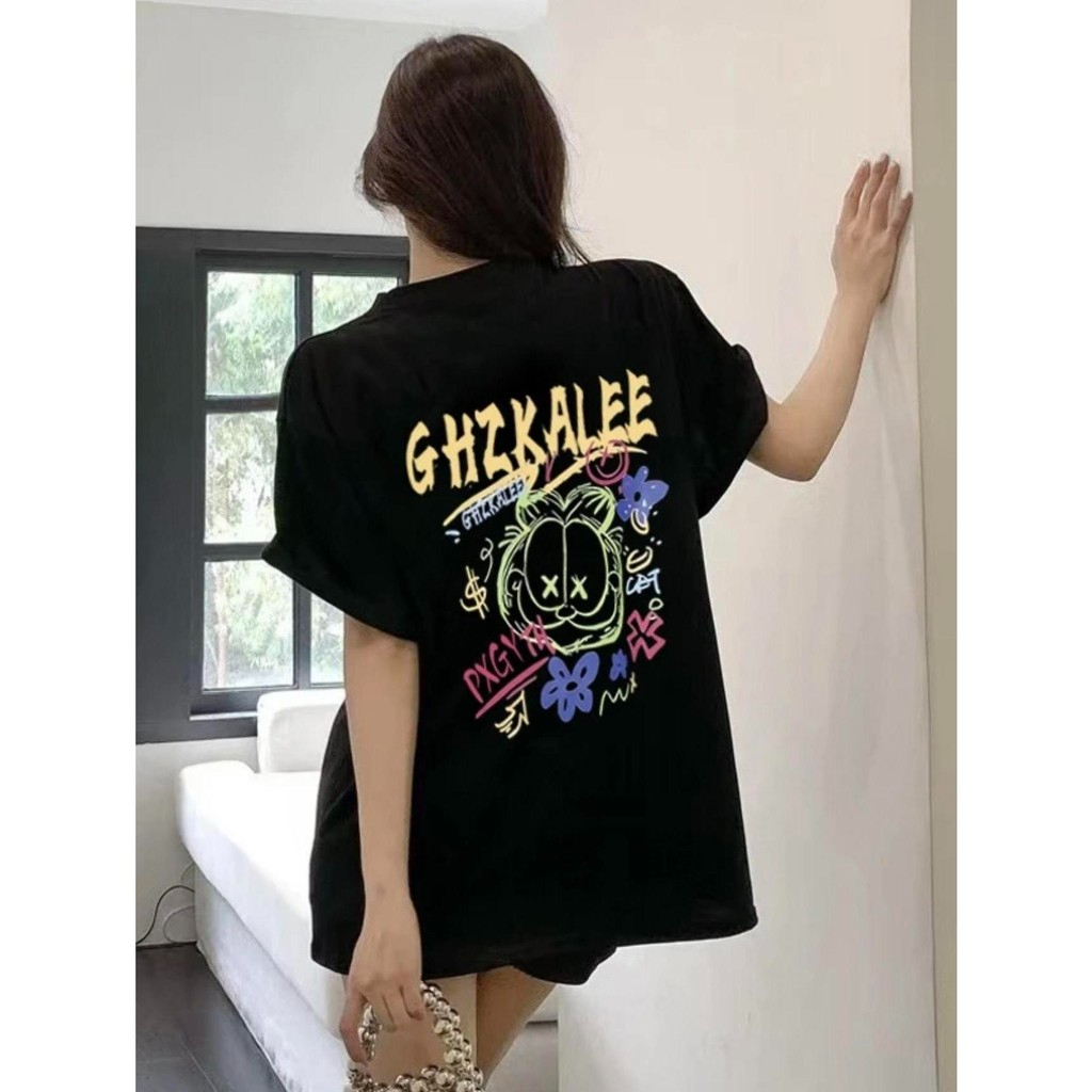 【UT】เสื้อยืด Oversize ผ้าCotton 100% T-Shirt โอเวอร์ไซส์ สกรีนลายสวยงาม พร้อมส่ง อก40-49